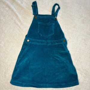 Hanna Teal‎ Corduroy Teal Pocket Jumper Size 120/6-7 VGUC